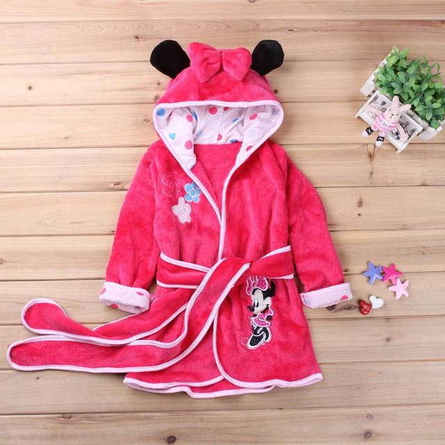 Disney Cartoon Children s Bathrobe Nemo Minnie Mickey Velvet Robe Baby Girls Pajamas Kids Warm Soft Toddler Robes Infant Clothes Color Red Kid Size 4 Uquid shopping cart Online shopping with crypto cu...